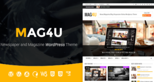 Mag4u – Responsive WordPress Nachrichten, Magazin, Blog