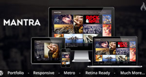 Mantra – Portfolio Metro WordPress Template