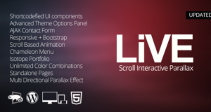 LIVE – WordPress interaktive Seite Parallax