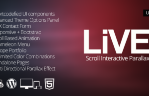 LIVE – WordPress interaktive Seite Parallax