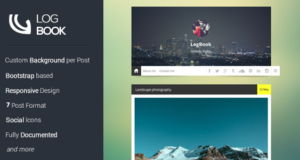 LogBook – Responsives WP-Blogging-Vorlage