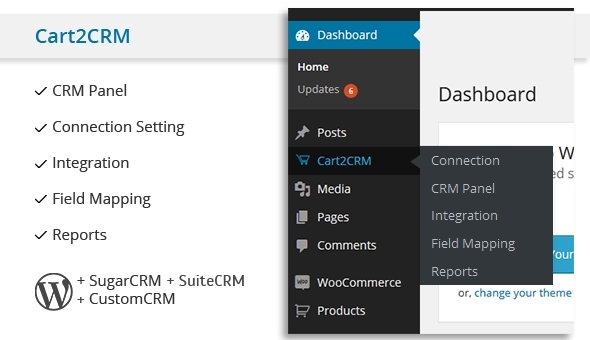 Cart2CRM - Woocommerce und SugarCRM Integration