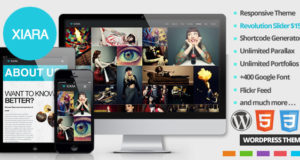 Xiara – Responsive WordPress Eine Seite Parallax