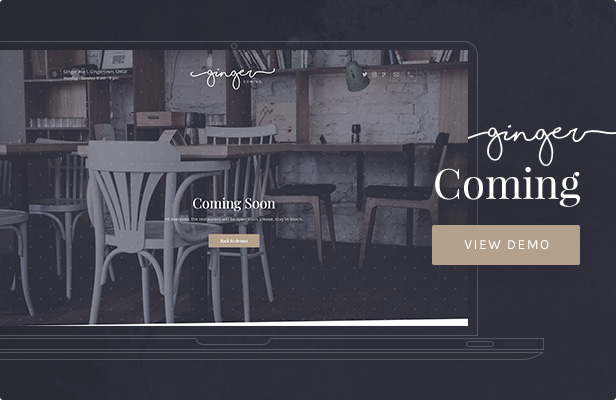 Ingwer - Kommendes WordPress Template