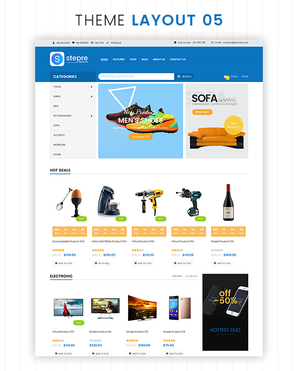 VG Stepre - Mehrzweck WooCommerce WordPress Template