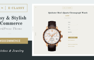 eClassy – eCommerce Classy Pro WordPress Vorlage