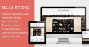 Bella Studio – Kreatives Portfolio WordPress Layout