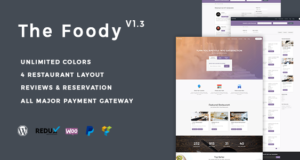 Thefoody – Multivendor mehrere Restaurant WordPress Template