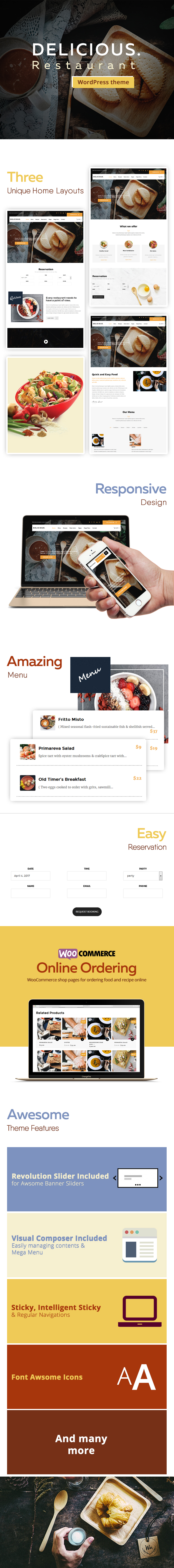 Restaurant WordPress Thema