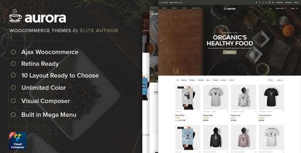 Aurora – 9 Layout Ajax Woocommerce Template