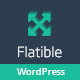 Flatible - Einzelseiten-WordPress-Vorlage