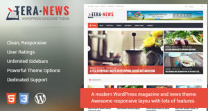 TeraNews – Responsives WordPress Magazin Thema