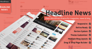 Schlagzeilen – Clean and Modern Magazin Layout