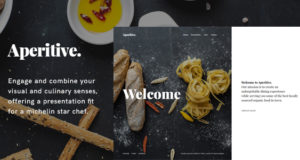 Aperitiv – Restaurant / Bar / Essen Blog WordPress Layout