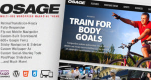 Osage – Mehrzweck WordPress Magazin Layout