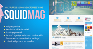 SquidMag – Responsive Mehrzweckthema