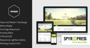 Vernum – Responsives OnePage Parallax WordPress Template