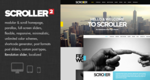 Scroller – Parallax, Scroll & Responsive Template