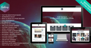 Galaxy Responsive Portfolio WordPress Vorlage