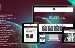 Galaxy Responsive Portfolio WordPress Vorlage
