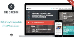 Grideon – Responsives kreatives WordPress Vorlage