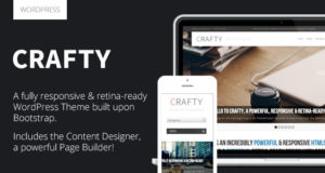 Crafty – Responsive Retina-ready WordPress Template
