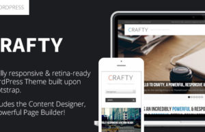 Crafty – Responsive Retina-ready WordPress Template