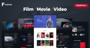 Filmkampagne – Komplette Filmkampagne WordPress Layout