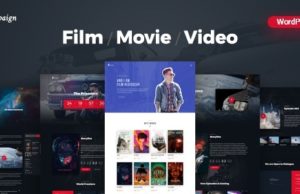 Filmkampagne – Komplette Filmkampagne WordPress Layout