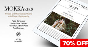 Mokka – Minimal & Elegant WordPress Blog