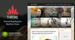 Thron – Persönliches Blog / Zeitschrift WordPress Template