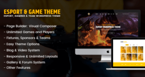 eSport – Spiel WordPress Layout