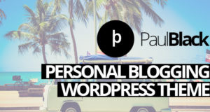 PaulBlack – Persönliches Blog WordPress Layout