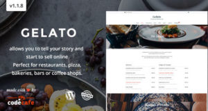 Gelato – Ein Magnifient Restaurant Vorlage