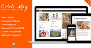 EstateMag – Responsives WordPress Blog Layout