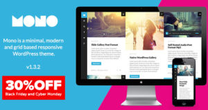 Mono – Minimal, Modern und Grid Based Blog
