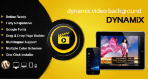 Dynamix Retina Vollbild Hintergrund WP Template