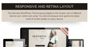 Responsives WordPress Layout von Senorita