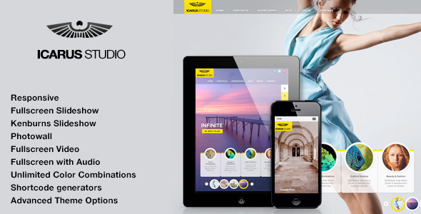 iCarus Fullscreen Studio für WordPress iCarus Fullscreen Studio für WordPress