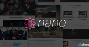 Nano | Minimalistischer und sehr anpassbarer WP Blog