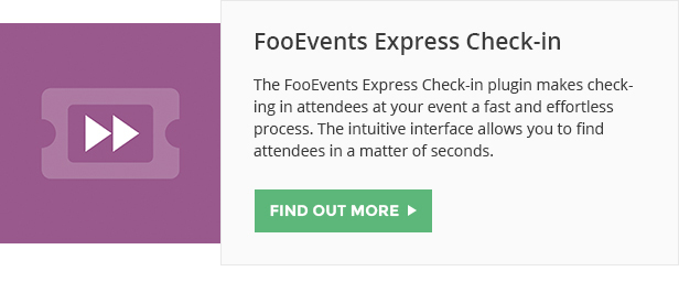 FooEvents Express Checkins