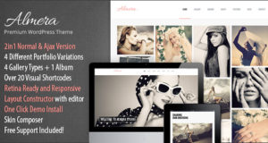 Almera | Modelagentur & Fotoportfolio WordPress Template