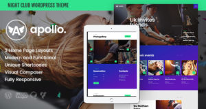 Apollo | Nachtclub & Event WordPress Template