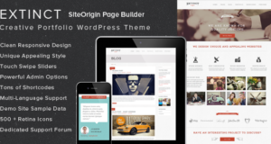 Ausgestorben – Retro Vintage Portfolio WordPress Template
