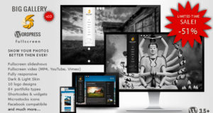 BIG Gallery WP – Vollbild Fotografie / Portfolio