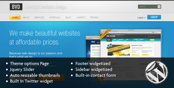<pre>BVD-Schöne Website Design-Wordpress
