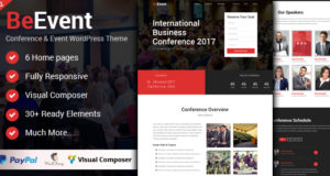 BeEvent – Konferenz & Event WordPress Layout