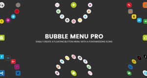 Bubble Menu Pro - Erstellen eines tollen Kreismenüs mit Symbolen