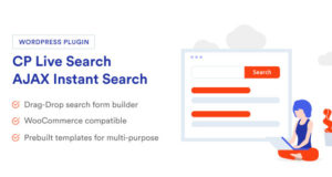 CP Live Search – Instant Search & Filter WordPress Plugin mit Builder-Funktion