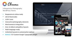 Chroma – Ein responsives Fotografie-Thema